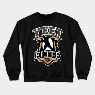 Yeet Elite Shotput Badge Track N Field Athlete Crewneck Sweatshirt